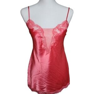 Victoria's Secret Satin & Lace Camisole Pink Size‎ S